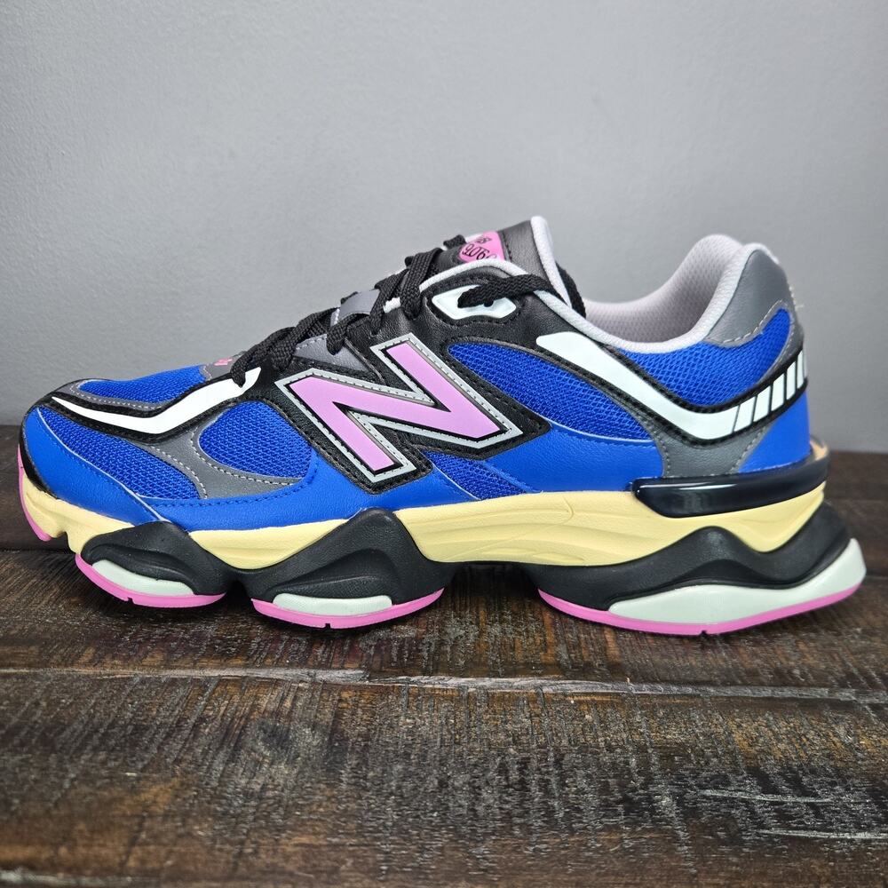 NEW New Balance 9060 Mens Size 10 Running Shoe Blue Oasis Real Pink U9060BPO - Picture 7 of 12
